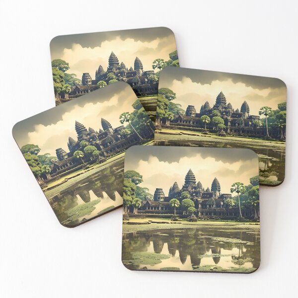 Item preview, ANGKOR WAT HERITAGE SITE designed and sold by PIGCASSOSAIART.