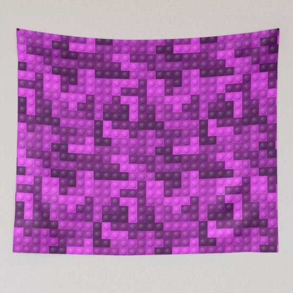 Item preview, Building Block Pattern Toy Bricks Seamless Pattern Design designed and sold by Gamify Store.