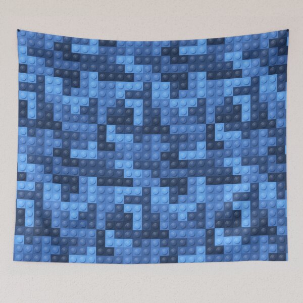 Item preview, Building Block Pattern Toy Bricks Seamless Pattern Design designed and sold by Gamify Store.