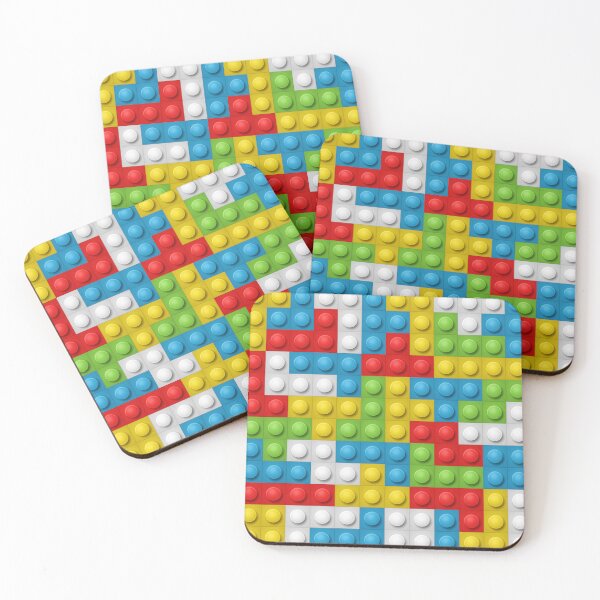 Item preview, Building Block Pattern Toy Bricks Seamless Pattern Design designed and sold by Gamify Store.