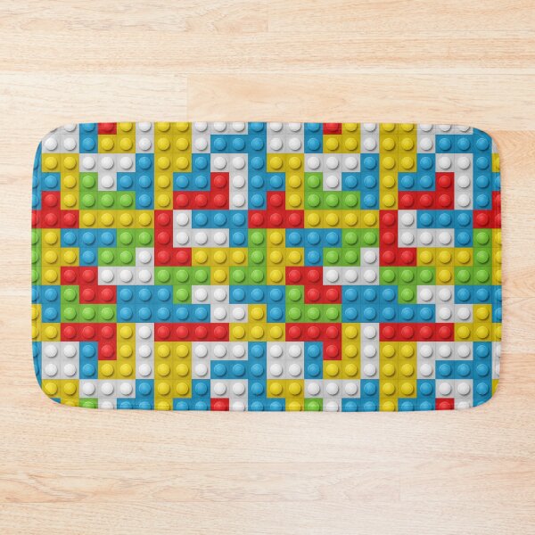 Item preview, Building Block Pattern Toy Bricks Seamless Pattern Design designed and sold by Gamify Store.