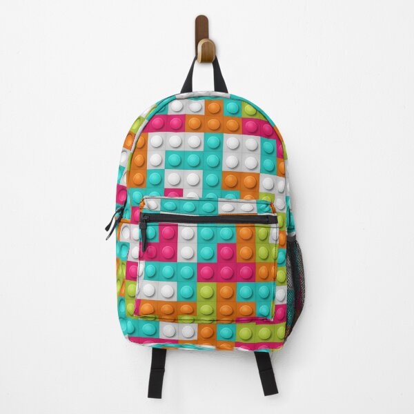Item preview, Building Block Pattern Toy Bricks Seamless Pattern Design designed and sold by Gamify Store.