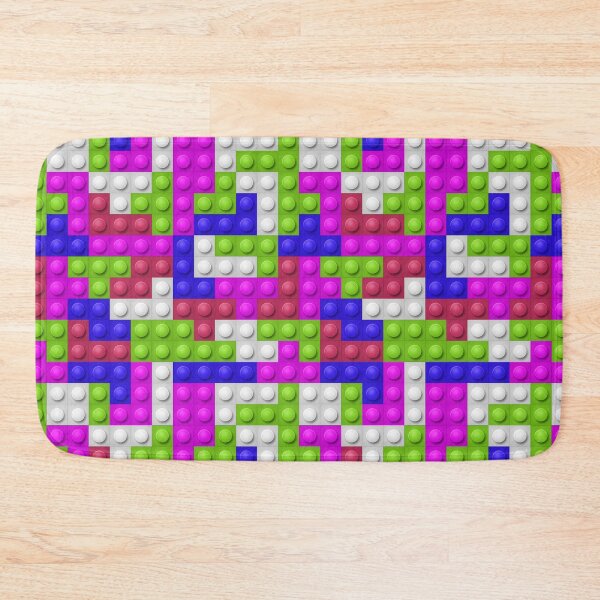 Item preview, Building Block Pattern Toy Bricks Seamless Pattern Design designed and sold by Gamify Store.