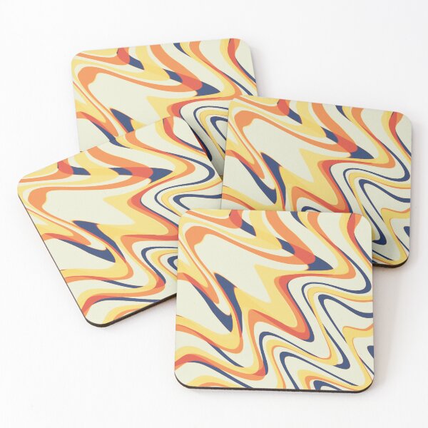Item preview, Indigo Dye & Orange Soda Fall Color Swirl designed and sold by TondoMeander.