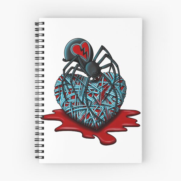 Item preview, Webbed Heart Widow designed and sold by Tarantula Design Co. .