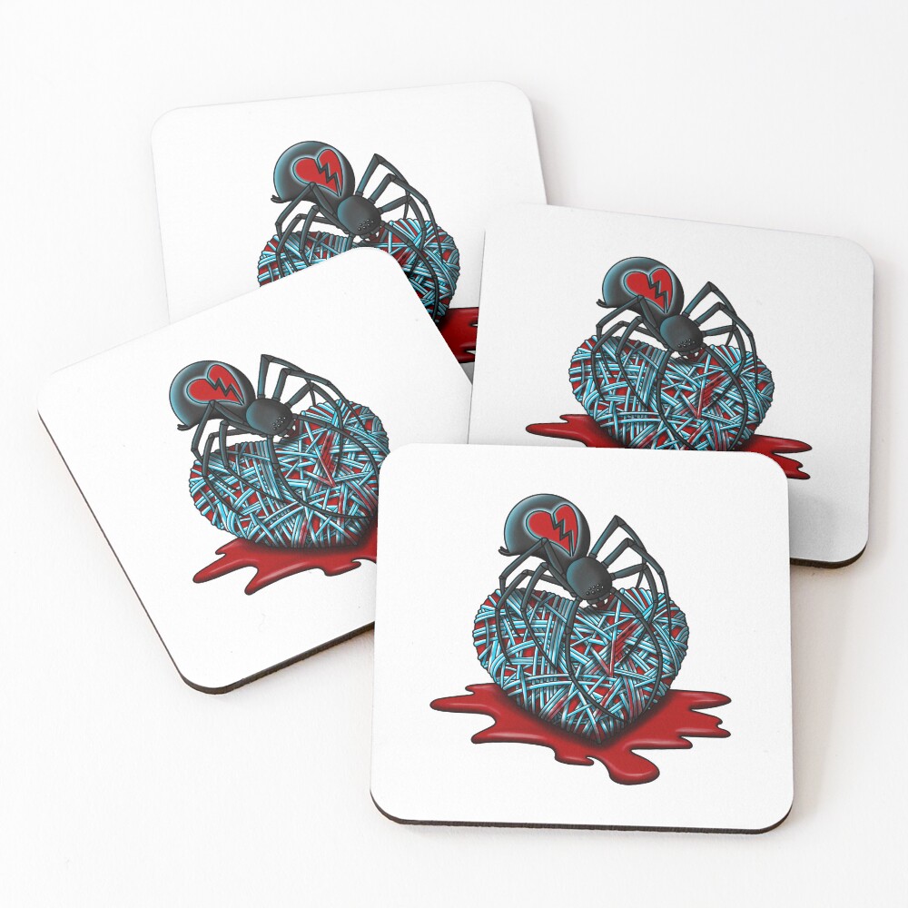 Item preview, Coasters (Set of 4) designed and sold by BlueGeckoGem.