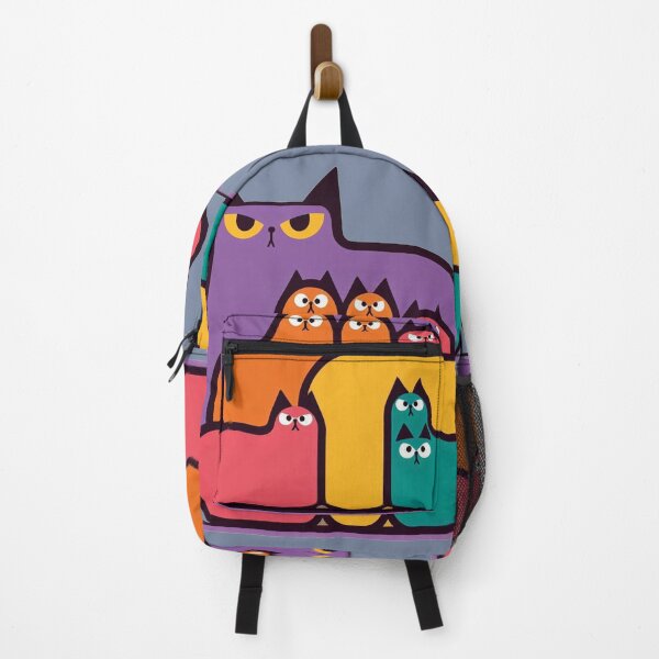 Item preview, Cute Nested Rainbow annoyed eye Cat family designed and sold by Nanthanon.