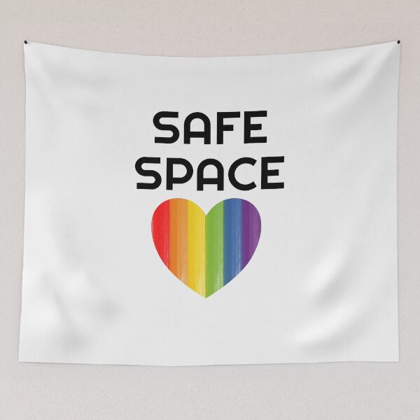 Item preview, LGBTQ safe space   designed and sold by Inspirationmotivation.