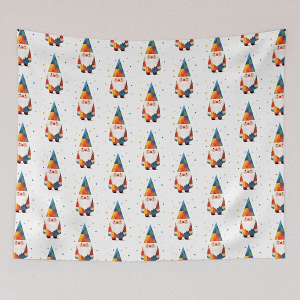 Item preview, Stylish gnomes with bold patterns and colors designed and sold by Piotrek0001.