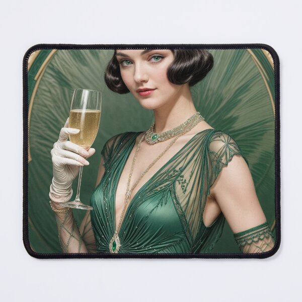 Item preview, Wall Art - Vintage Art Deco Girl #6 - Large designed and sold by ForeverPrintsOK.