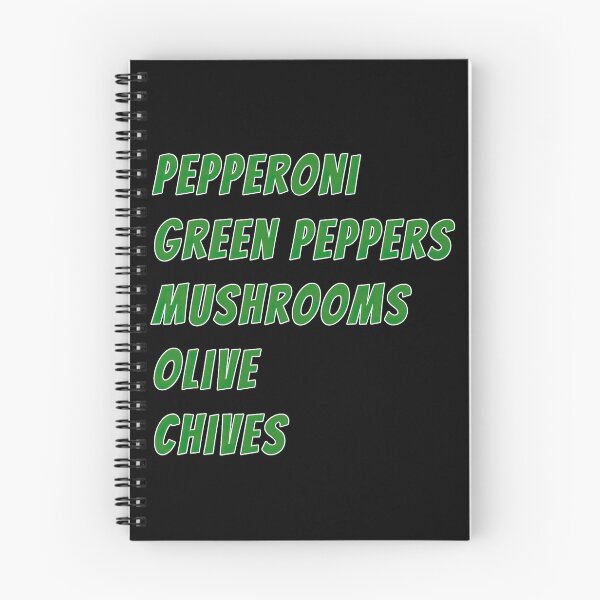 Item preview, Pepperoni Green Peppers Mushrooms Olive Chives designed and sold by obstinator.