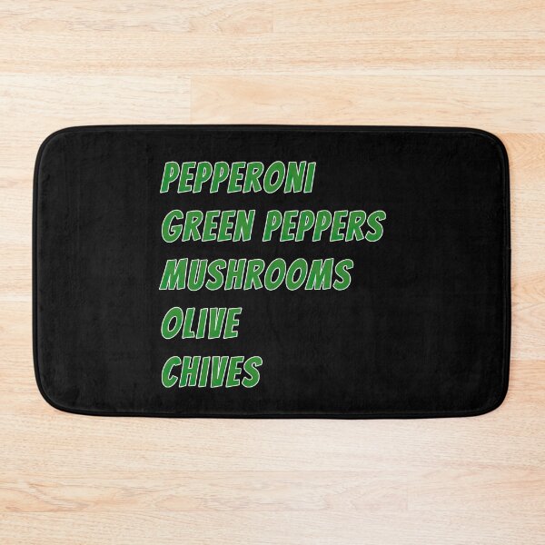 Item preview, Pepperoni Green Peppers Mushrooms Olive Chives designed and sold by obstinator.