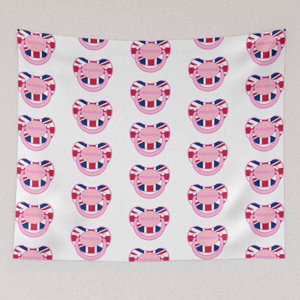 Item preview, Baby agere pacifier pink British Princess designed and sold by mikistudio.