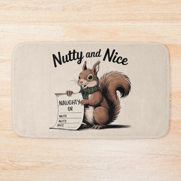 Item preview, Christmas Squirrel - Naughty and Nice designed and sold by Situstshirts.