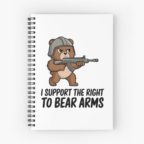 Item preview, I Support The Right To Bear Arms! Funny Bear Puns designed and sold by PMCreative.
