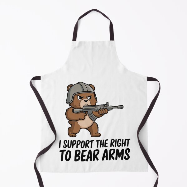 Item preview, I Support The Right To Bear Arms! Funny Bear Puns designed and sold by PMCreative.