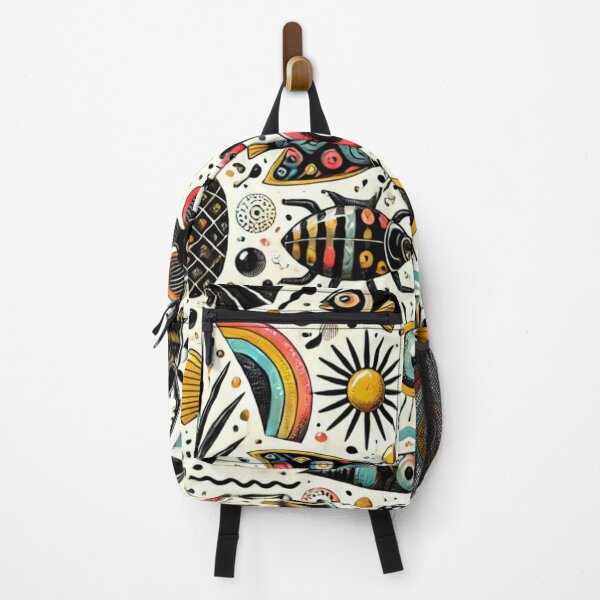 Item preview, Vibrant Tropical Tattoo-Inspired Pattern designed and sold by Negative Vibes Only.
