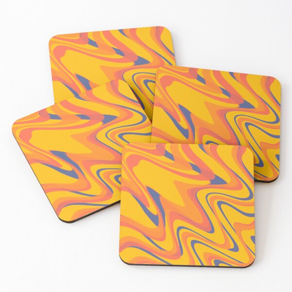 Item preview, Orange Red & Yellow Color Swirl designed and sold by TondoMeander.