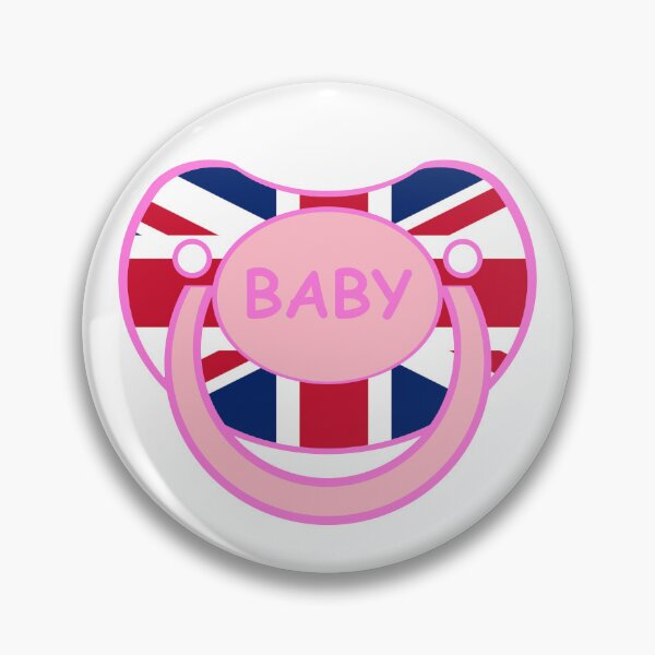 Item preview, Baby agere pacifier pink British Princess  designed and sold by mikistudio.