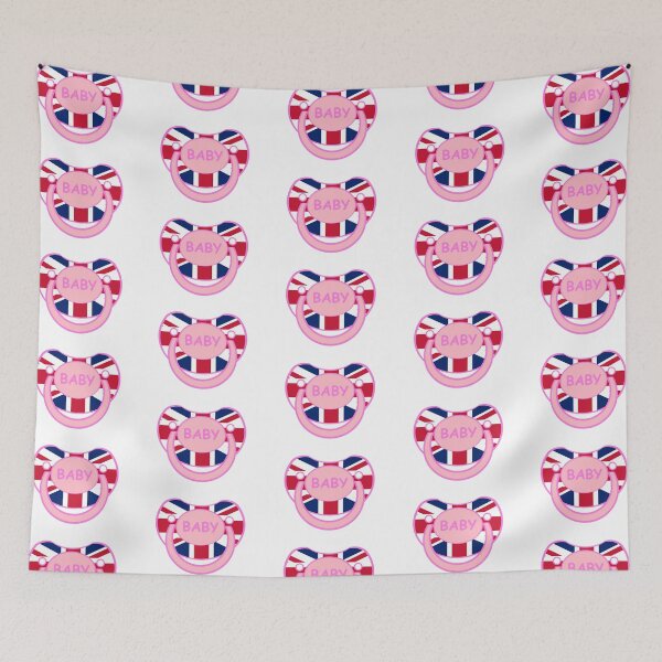 Item preview, Baby agere pacifier pink British Princess  designed and sold by mikistudio.
