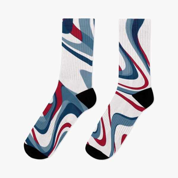 Item preview, Pale Pink & Deep Navy Blue Color Swirl designed and sold by TondoMeander.