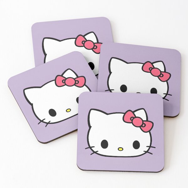 Aperçu de l'œuvre Chat violet kawaii créée et vendue par artificialnctrn.