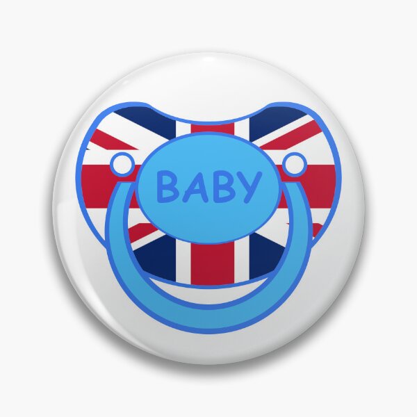 Item preview, Baby agere pacifier blue British Prince designed and sold by mikistudio.