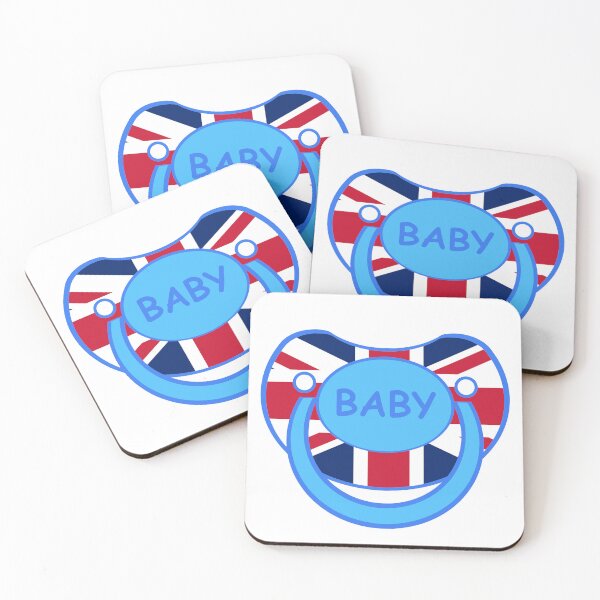 Item preview, Baby agere pacifier blue British Prince designed and sold by mikistudio.