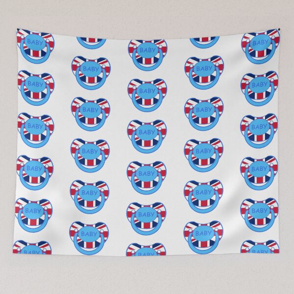 Item preview, Baby agere pacifier blue British Prince designed and sold by mikistudio.