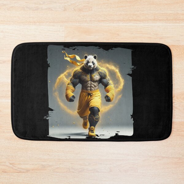 Item preview, Muscular Panda Warrior - Epic Fantasy Art designed and sold by Hungry-Murphy.