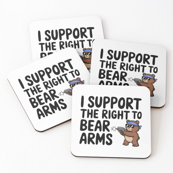 Item preview, I Support The Right To Bear Arms! Funny Gun Pun designed and sold by PMCreative.