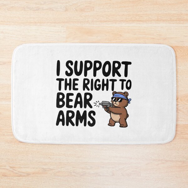 Item preview, I Support The Right To Bear Arms! Funny Gun Pun designed and sold by PMCreative.