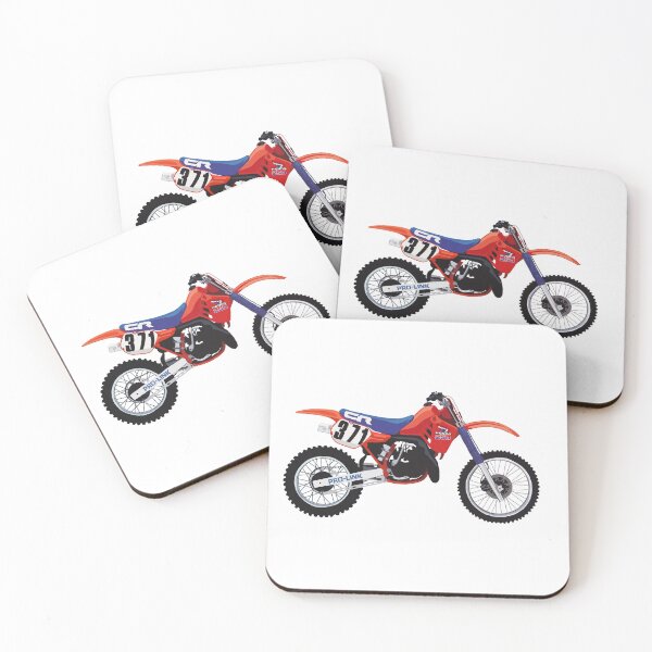 Item preview, Blue and Red Dirt Bike designed and sold by kate owens designs.