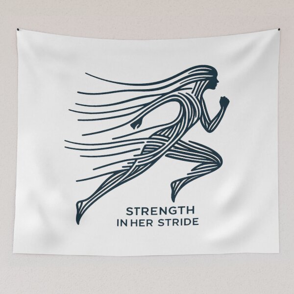 Item preview, Strength in her stride  designed and sold by Monem-RASH.