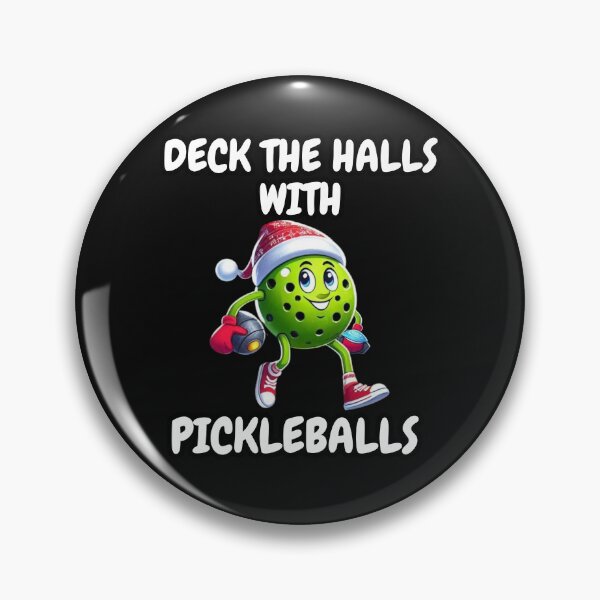 Item preview, Deck the Halls with Pickleballs  designed and sold by zingbing.
