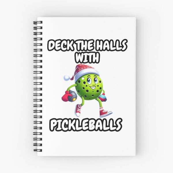 Item preview, Deck the Halls with Pickleballs  designed and sold by zingbing.