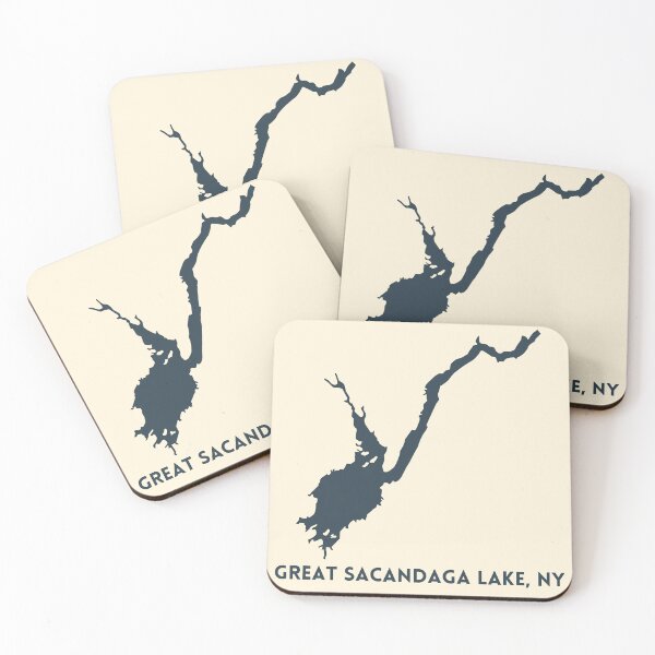 Item preview, The Great Sacandaga Lake Outline designed and sold by gwilsonupstate.