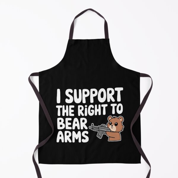 Item preview, I Support The Right To Bear Arms! Cute Bear Gun Pun designed and sold by PMCreative.