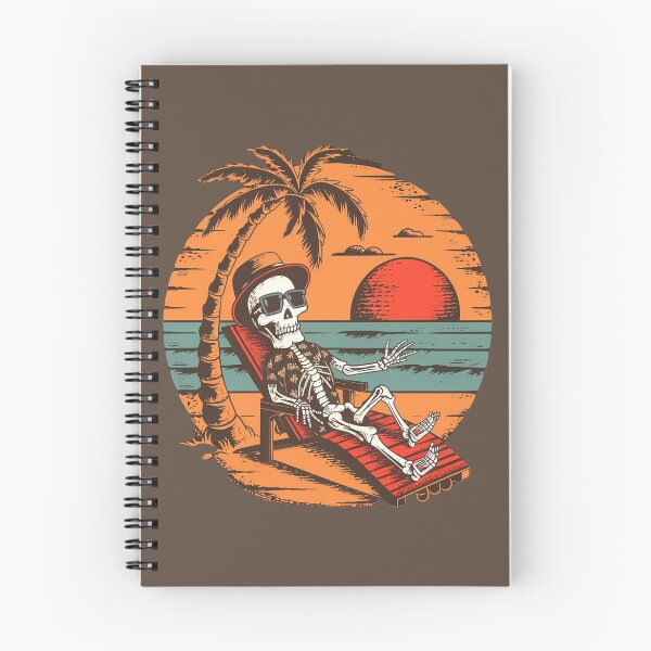 Item preview, Skeleton Relaxing on a Beach designed and sold by NiRia Spot.