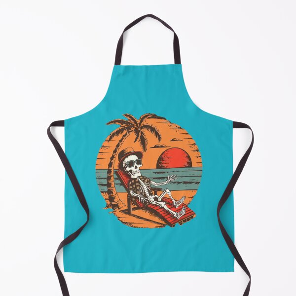 Item preview, Skeleton Relaxing on a Beach designed and sold by NiRia Spot.
