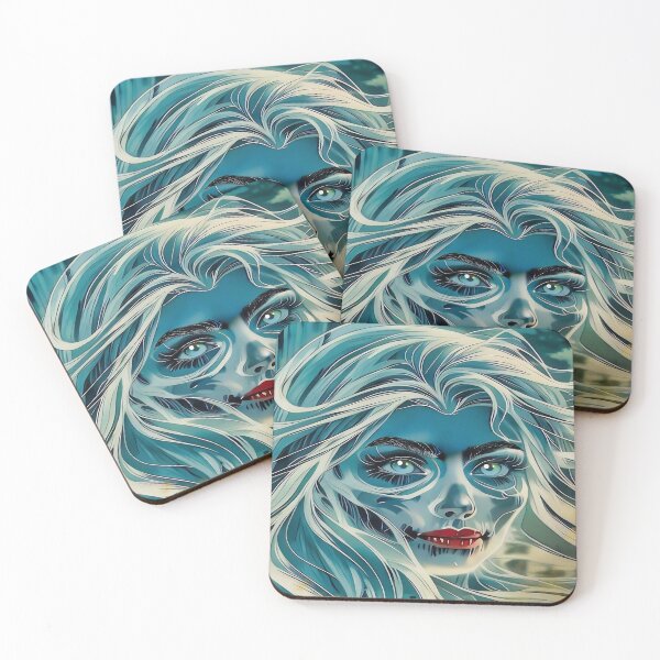 Item preview, Ethereal Ghostly Portrait with Haunting Beauty designed and sold by gleefulme.