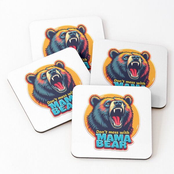 Item preview, Fierce Mama Bear in Pop Art designed and sold by ArtCreator2023.