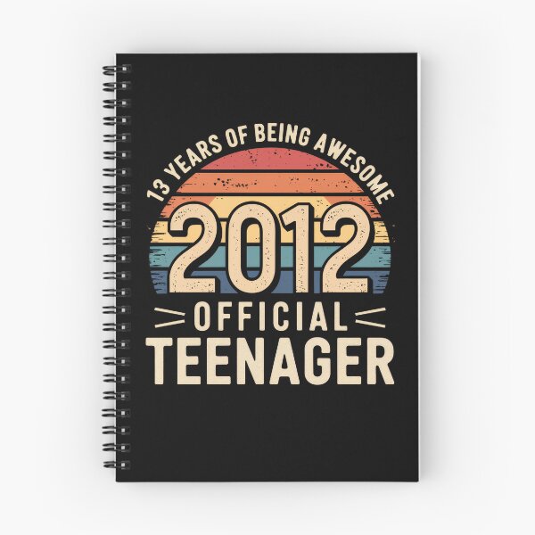 Item preview, 2012 Official Teenager 13th Birthday Retro Design designed and sold by Hananiah Merch.