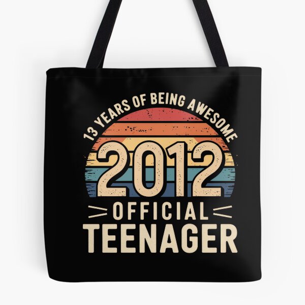 Item preview, 2012 Official Teenager 13th Birthday Retro Design designed and sold by Hananiah Merch.