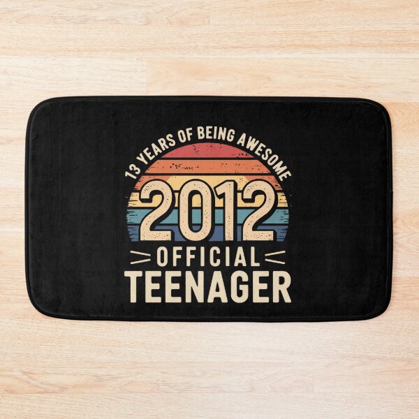 Item preview, 2012 Official Teenager 13th Birthday Retro Design designed and sold by Hananiah Merch.