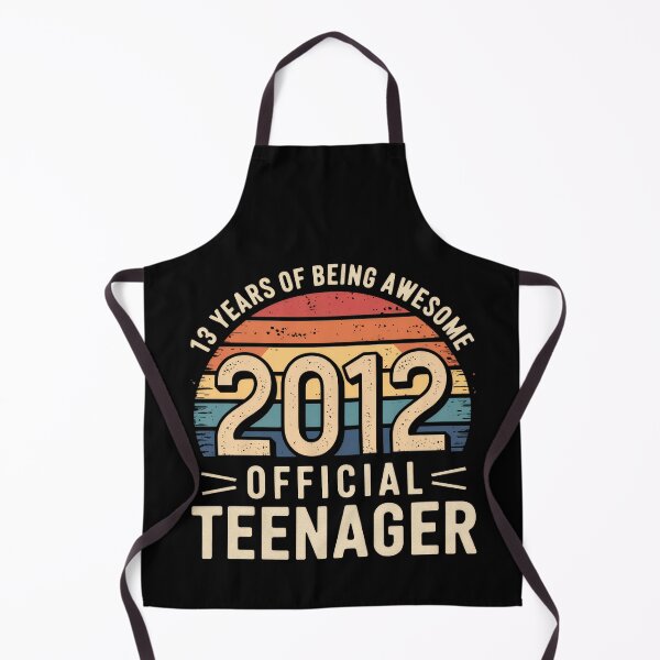 Item preview, 2012 Official Teenager 13th Birthday Retro Design designed and sold by Hananiah Merch.