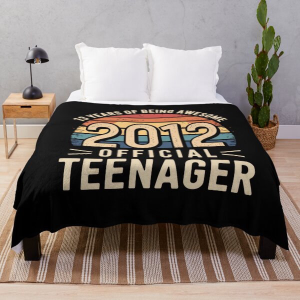 Item preview, 2012 Official Teenager 13th Birthday Retro Design designed and sold by Hananiah Merch.