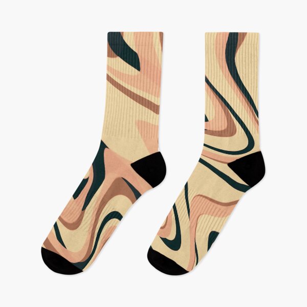 Item preview, Peach & Charleston Green Fall Color Swirl designed and sold by TondoMeander.