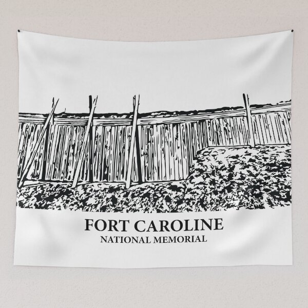 Item preview, Fort Caroline National Monument designed and sold by Lakeric Cityscapes.