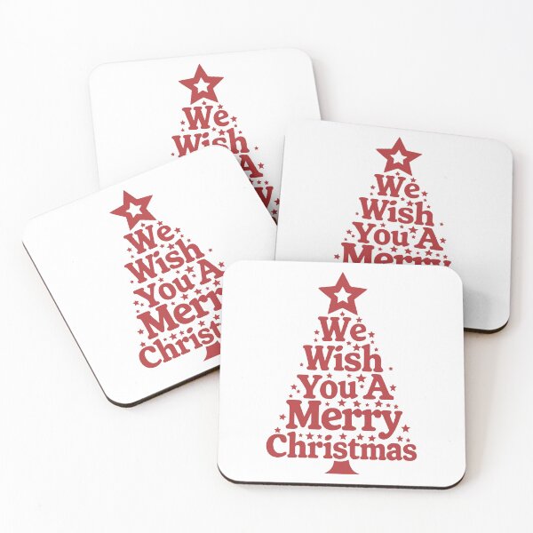 Item preview, Merry Christmas Tree Design We Wish You a Merry Christmas  designed and sold by My Favorite Store.
